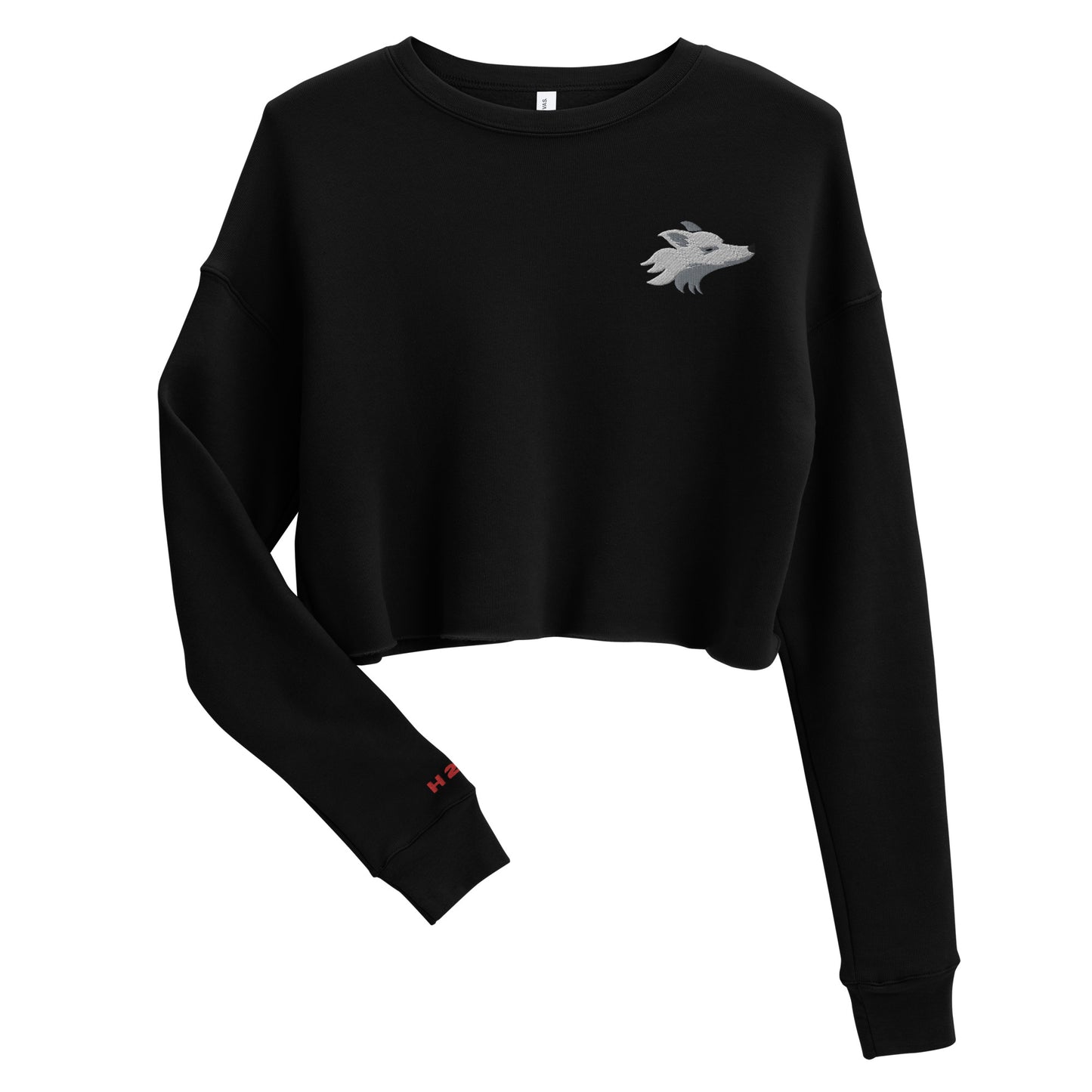 Arctic Wolf Crop Sweatshirt